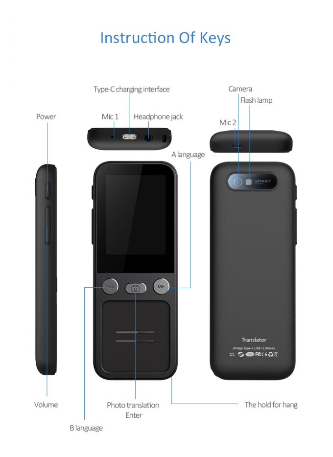 Inteligente Traductor Simultáneo Para 137 Idiomas Tiempo Real KinEStore